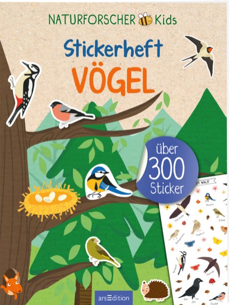 Bild zu Naturforscher-Kids - Stickerheft Vögel