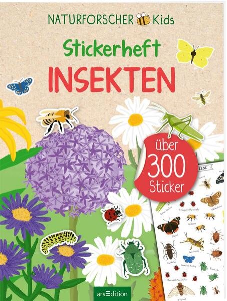 Bild zu Naturforscher-Kids - Stickerheft Insekten