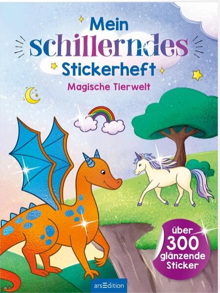 Bild zu Mein schillerndes Stickerheft - Magische Tierwelt