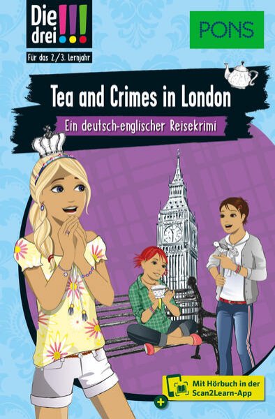 Bild zu PONS Die Drei !!! - Tea and Crimes in London