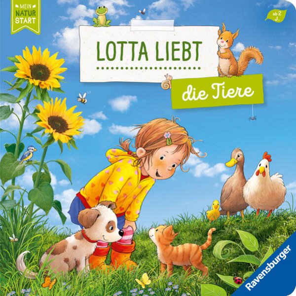 Bild zu Lotta liebt die Tiere - Sach-Bilderbuch über Tiere ab 2 Jahre, Kinderbuch ab 2 Jahre, Sachwissen, Pappbilderbuch