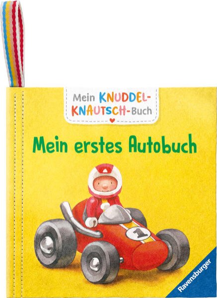 Bild zu Mein Knuddel-Knautsch-Buch: Mein erstes Autobuch; weiches Stoffbuch, waschbares Badebuch, Babyspielzeug ab 6 Monate