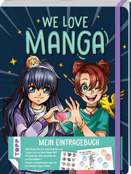 Bild zu We love Manga. Eintragebuch