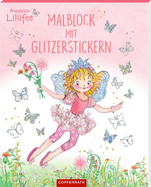 Bild zu Malblock mit Glitzerstickern (Prinzessin Lillifee)