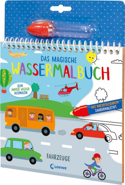 Bild zu Das magische Wassermalbuch - Fahrzeuge