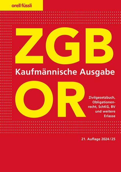 Bild zu ZGB/OR Kaufmännische Ausgabe