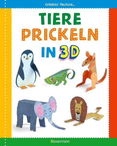 Bild zu Tiere prickeln in 3D. Prickeln - Zum Basteln, Falten und spielen