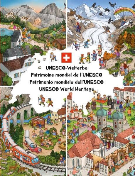 Bild zu UNESCO-Welterbe Wimmelbuch Schweiz