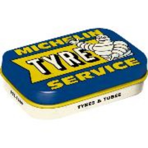 Bild von Pillendose. Michelin / Tyre Service