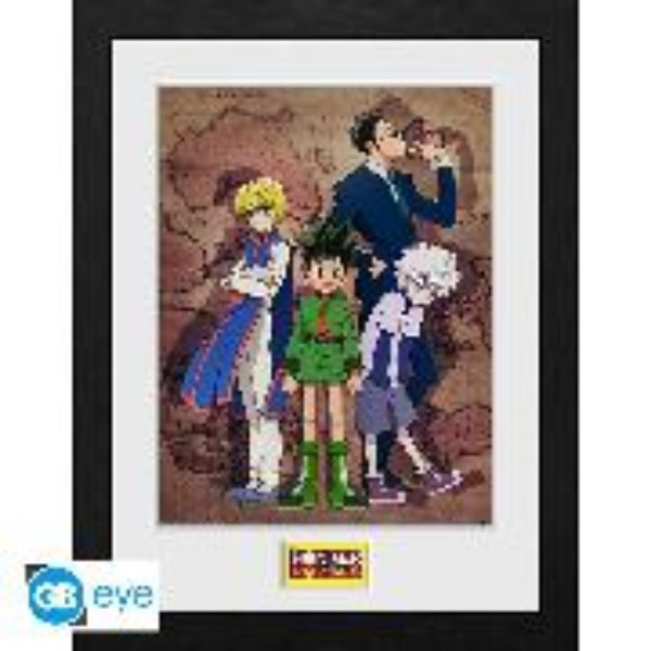 Bild von HUNTER X HUNTER - Framed print "Key Art Map"