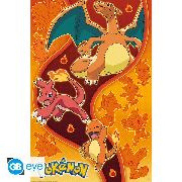 Bild von POKEMON - Poster Maxi 91.5x61 - Fire Type