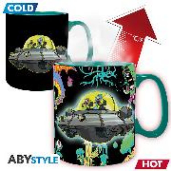 Bild von RICK AND MORTY Tasse. Heat Change Spaceship box