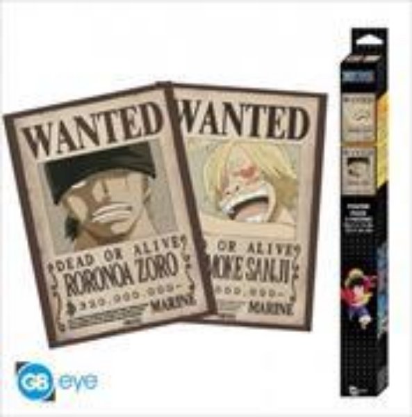 Bild von ONE PIECE - Set 2 Posters Chibi - Wanted Zoro & Sanji