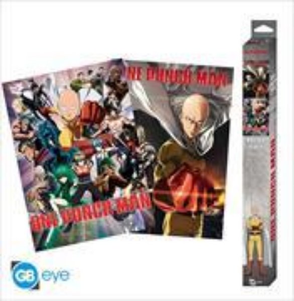 Bild von ONE PUNCH MAN - Set 2 Posters Chibi - Saitama & Genos