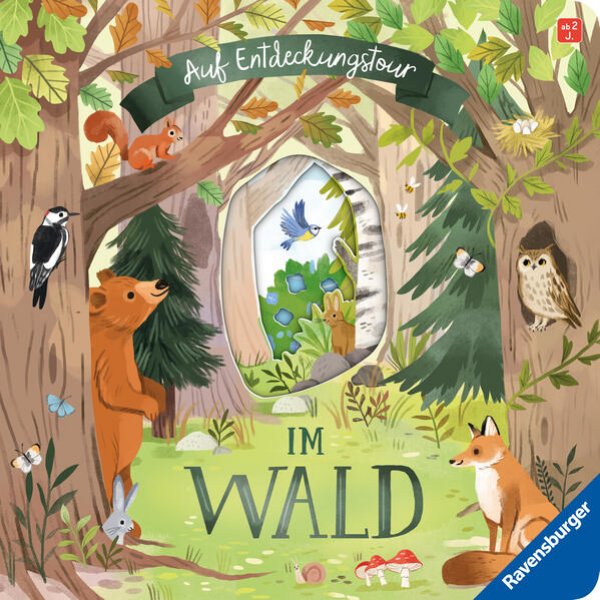 Bild zu Auf Entdeckungstour: Im Wald - Ravensburger Sachwissen für Kinder ab 2 Jahren. Spielbuch mit 3D-Effekt, Klappen und Gucklöcher