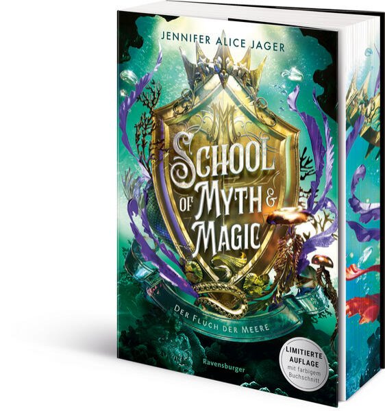 Bild zu School of Myth & Magic, Band 2: Der Fluch der Meere (Limitierte Auflage mit Farbschnitt)