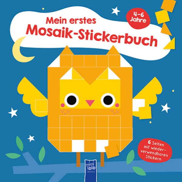 Bild zu Mein erstes Mosaik-Stickerbuch 4-6 Jahre (Cover Eule)