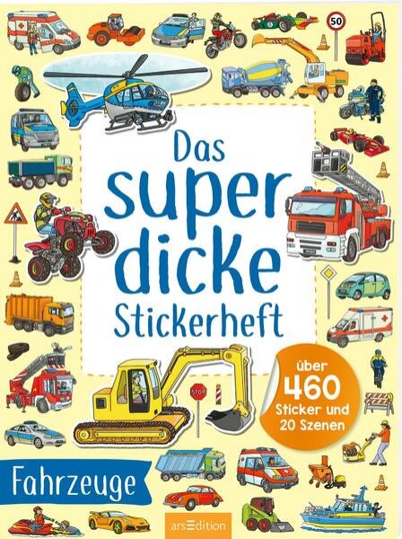 Bild zu Das superdicke Stickerheft - Fahrzeuge