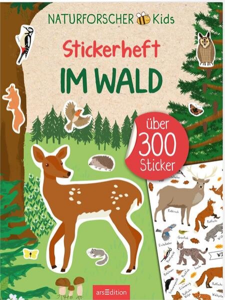 Bild zu Naturforscher-Kids - Stickerheft Im Wald