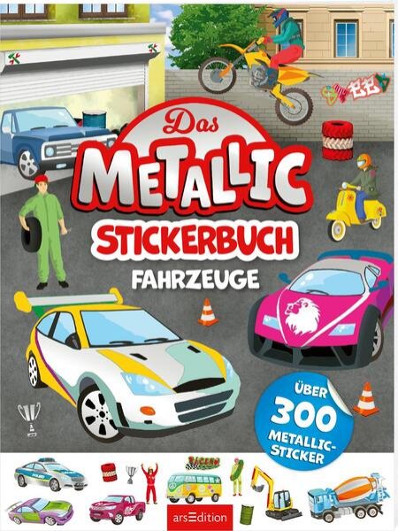 Bild zu Das Metallic-Stickerbuch - Fahrzeuge