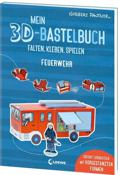 Bild zu Mein 3D-Bastelbuch - Falten, kleben, spielen - Feuerwehr