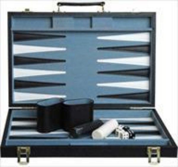 Bild von Backgammon Koffer schwarz