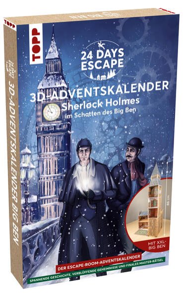 Bild zu 24 DAYS ESCAPE 3D-Adventskalender - Sherlock Holmes im Schatten des Big Ben